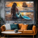 Мermaid fantasy art  13x19 inches Poster Print