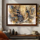 Isis and Maat, Egyptian Mythology 13x19 inches Poster Print