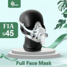 BMC FM1A M Size Full Face Mask For CPAP Bipap Machine COPD Snoring And Sleep Therapy