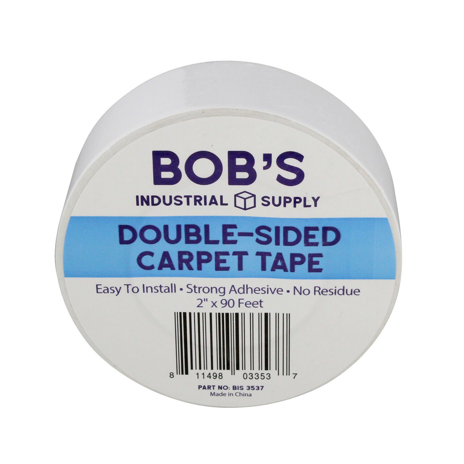 BISupply | Double Sided Carpet Tape, 2 Inch Indoor Outdoor Carpet Tape, 90 Ft