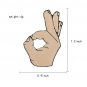 OK ! Hand Finger Sign Enamel Pin