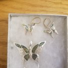 Butterfly Pendant Set