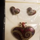 Heart Pendant Set