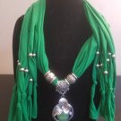 Flower Jewelry Scarf