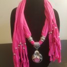 Flower Jewelry Scarf