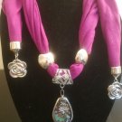 Flower Jewelry Scarf