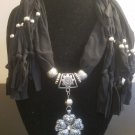 Flower Jewelry Scarf