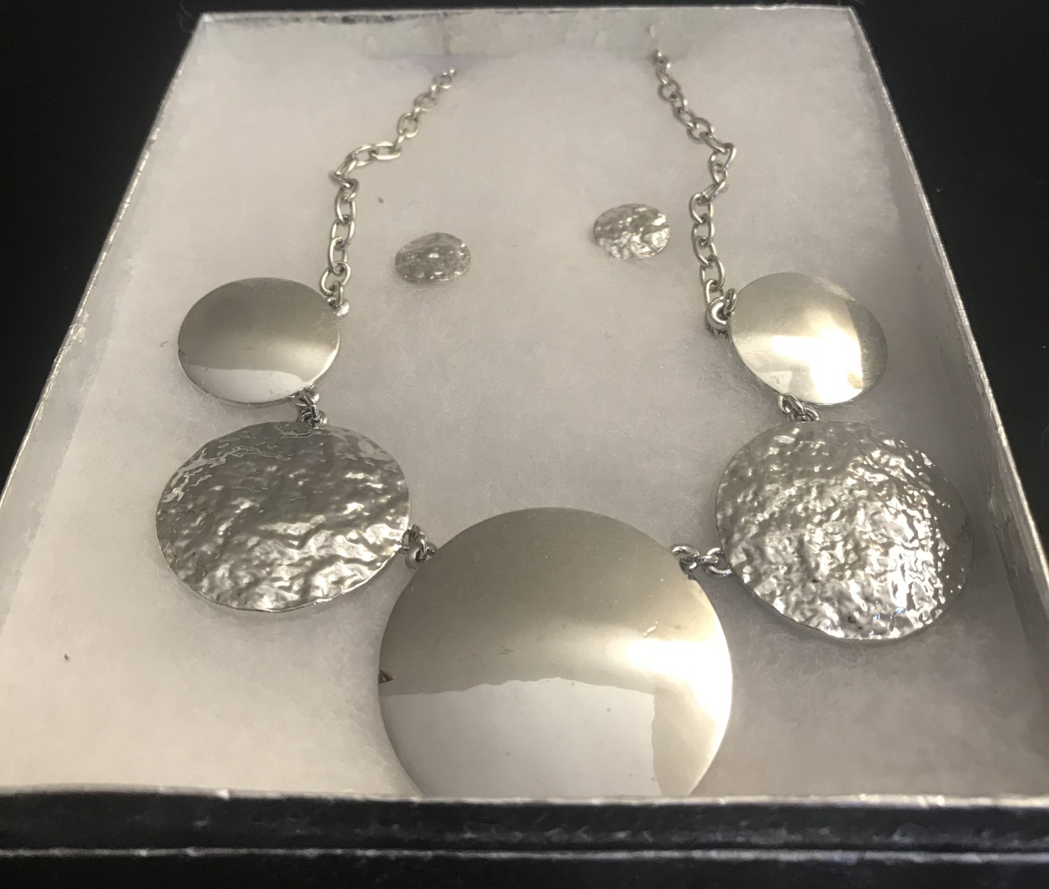 Silver Necklace Set