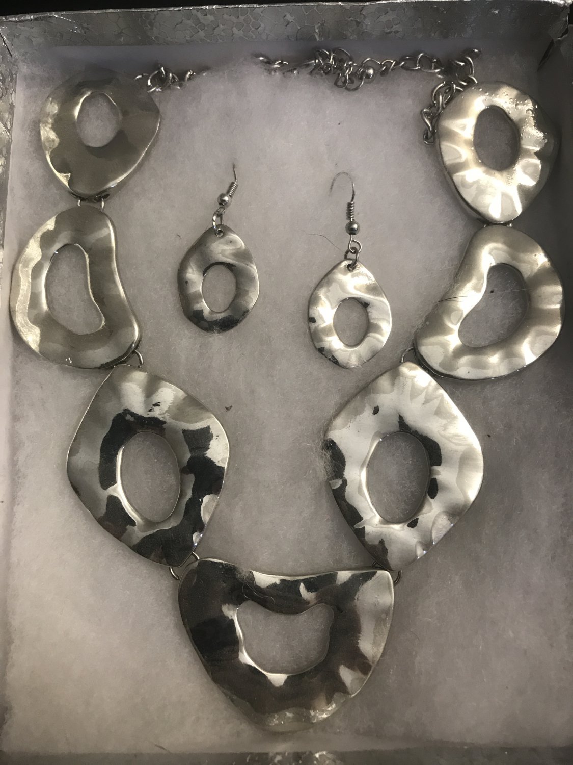 Silver Necklace Set
