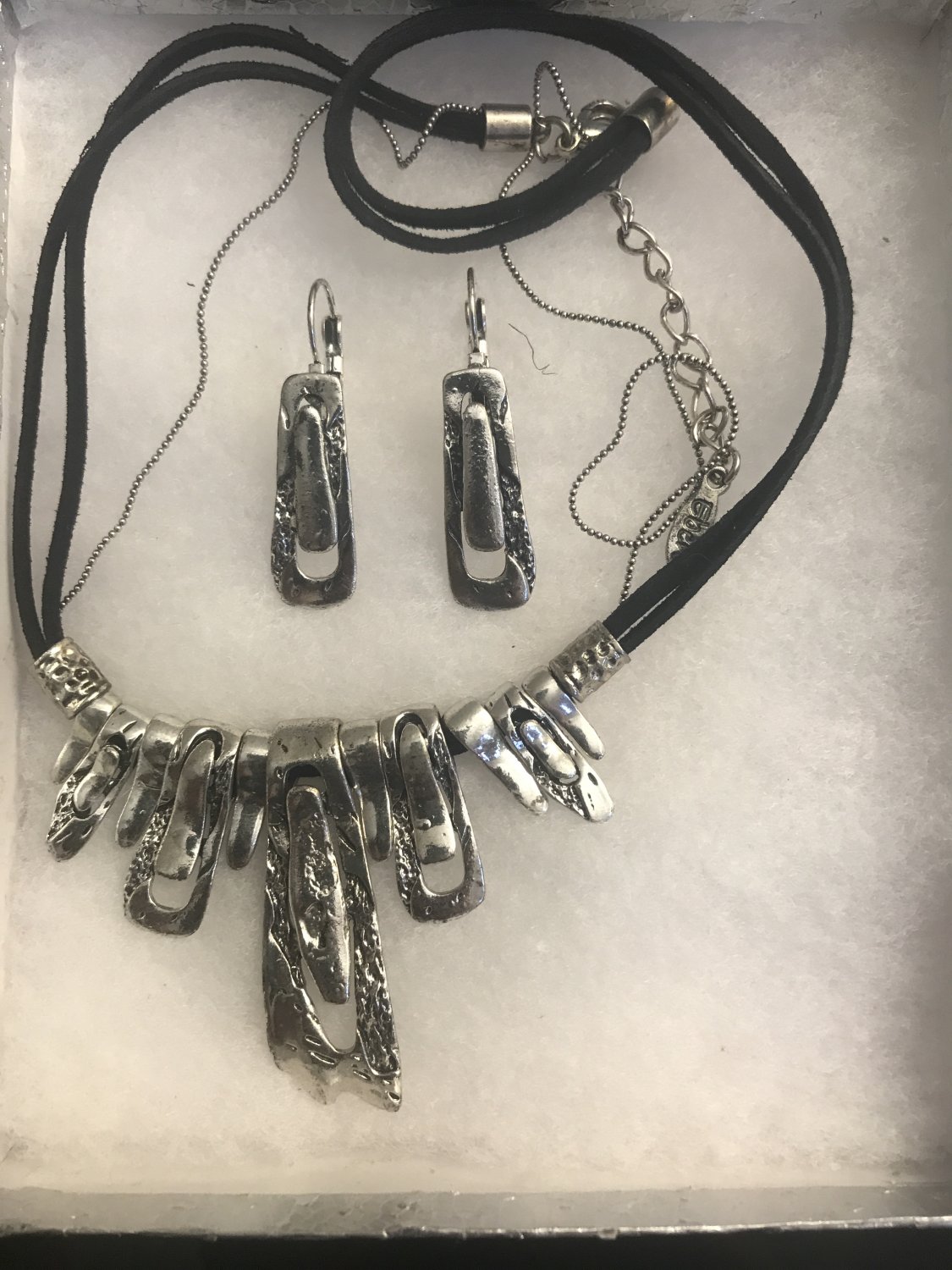 Silver Necklace Set