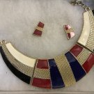 Red White and Blue Necklace Set
