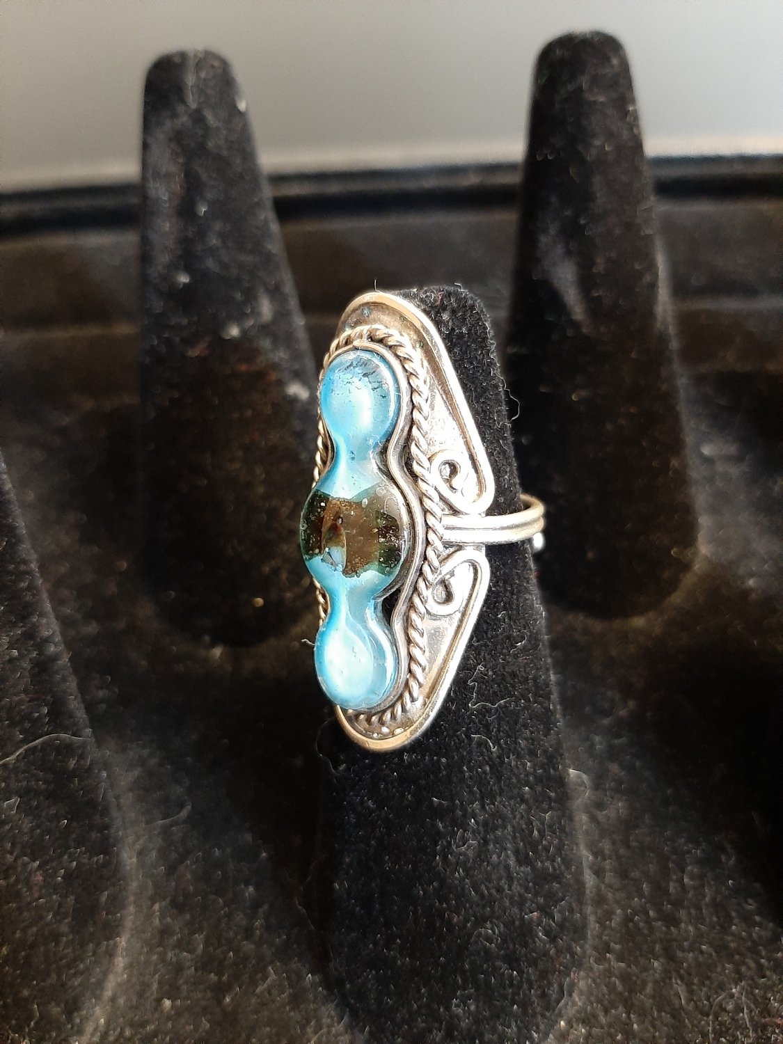 Adjustable Blue Ring