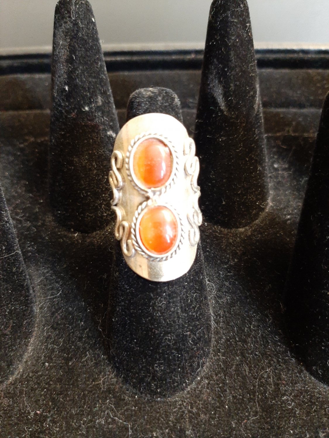 Adjustable Orange Ring