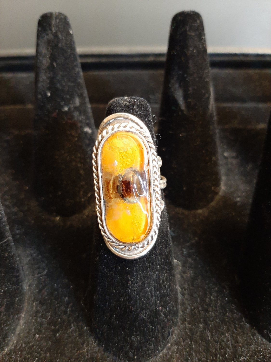 Adjustable Orange Ring