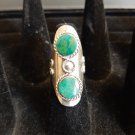 Adjustable Green Ring