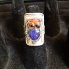 Adjustable Purple and Orange Ring