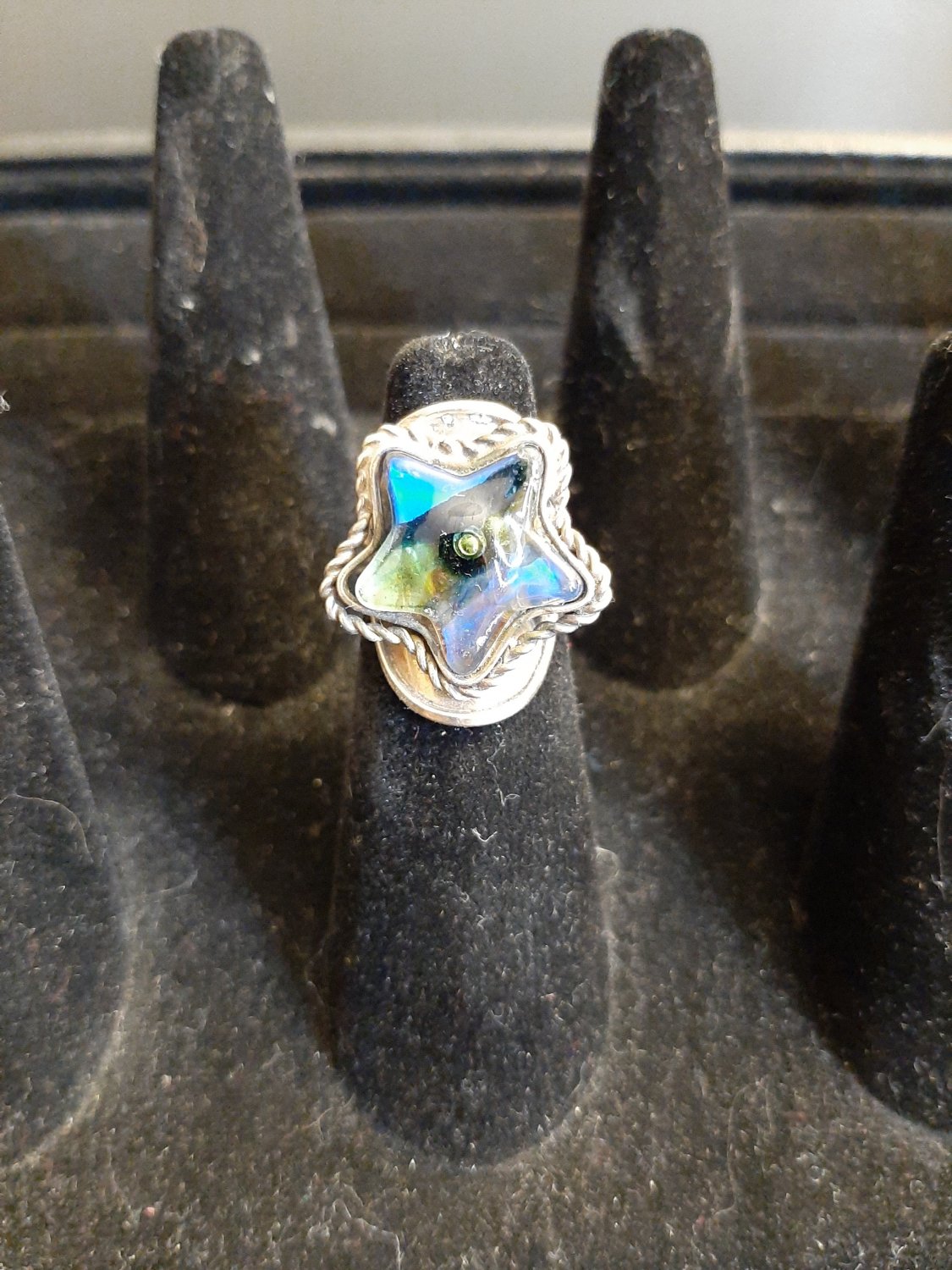 Adjustable Blue Ring