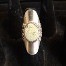 Adjustable White Ring