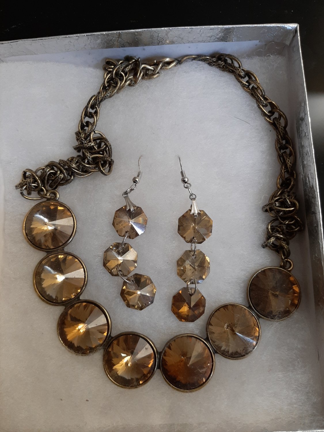 Brown Necklace Set