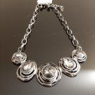 Silver Shiny Necklace Set