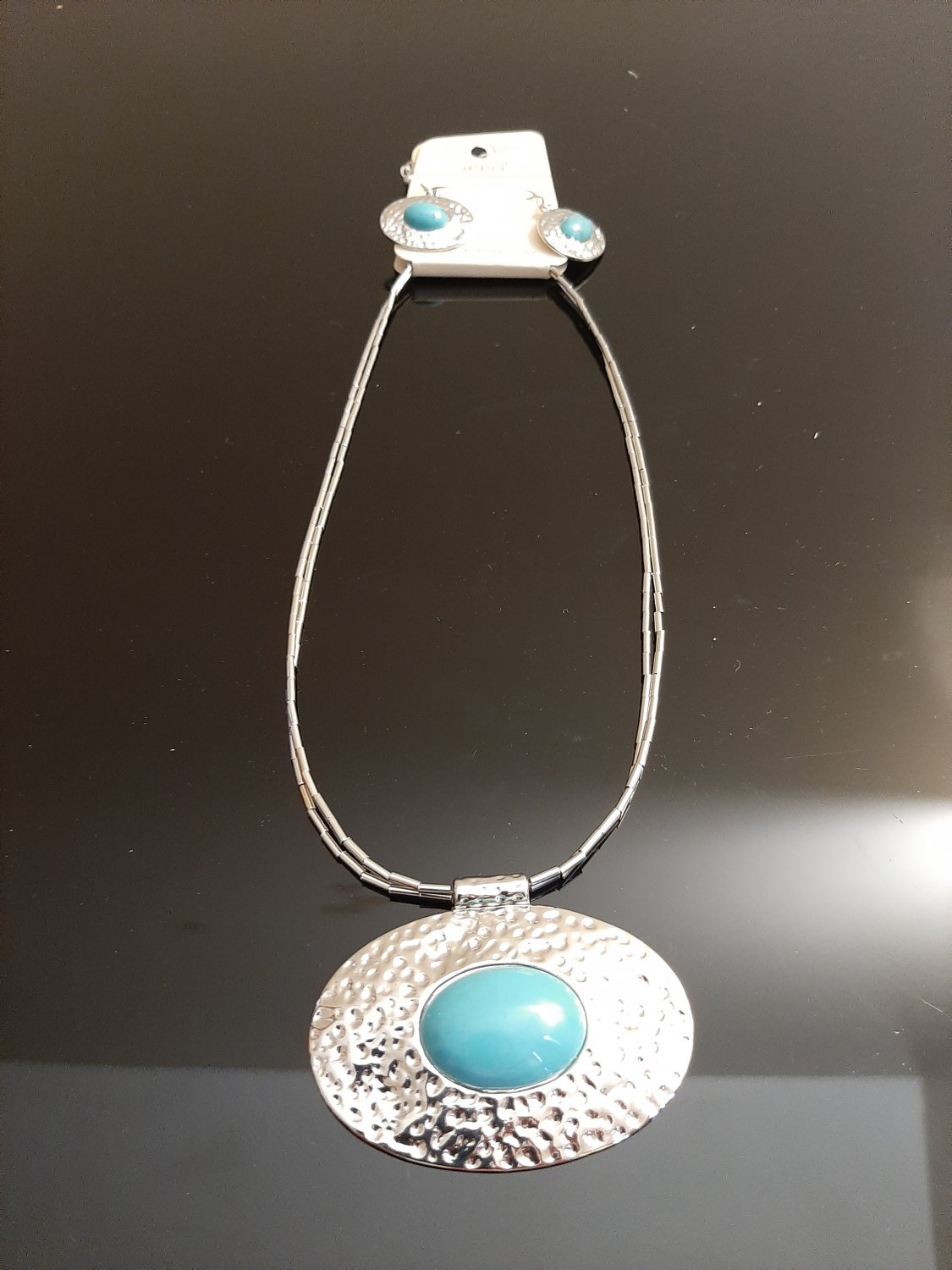 Silver Necklace Set