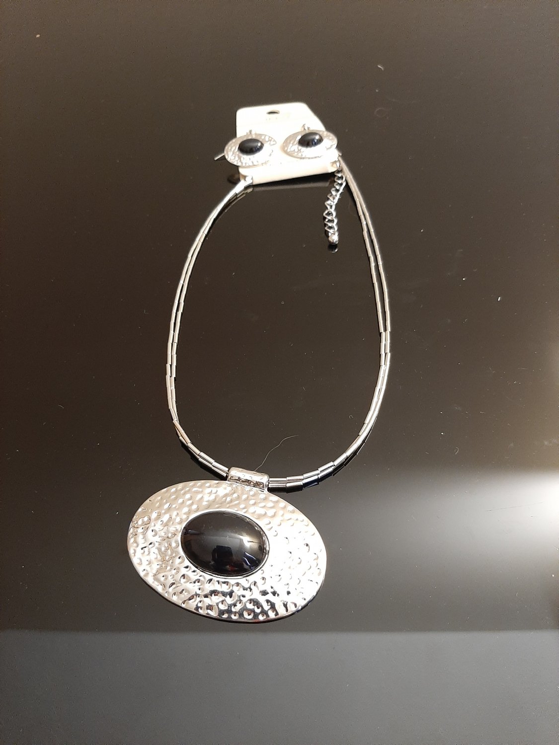 Silver Necklace Set