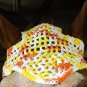 Candy Corn Horse Fly Beanie Bonnet