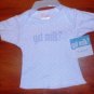 Got Milk Size 3-6 Months Medium Blue Boy Baby T-Shirt 4 Washcloths Cap and Booties