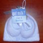 Got Milk Size 3-6 Months Medium Blue Boy Baby T-Shirt 4 Washcloths Cap and Booties