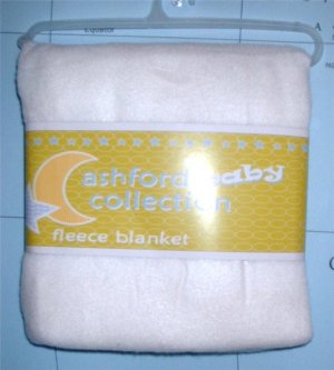 White Baby Fleece Throw Blanket Stars and Moon New