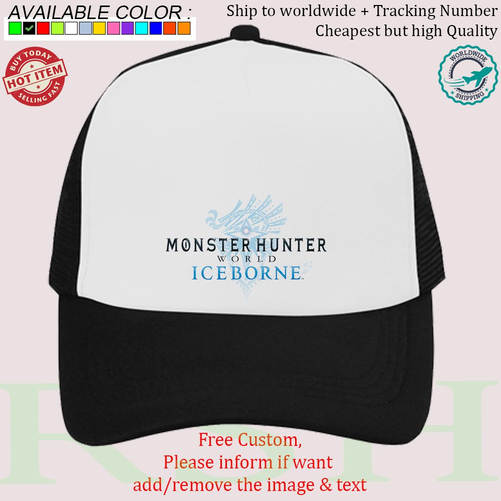 Monster Hunter World Iceborne Adventures-Action Games PS4 Xbox-One Hats Caps