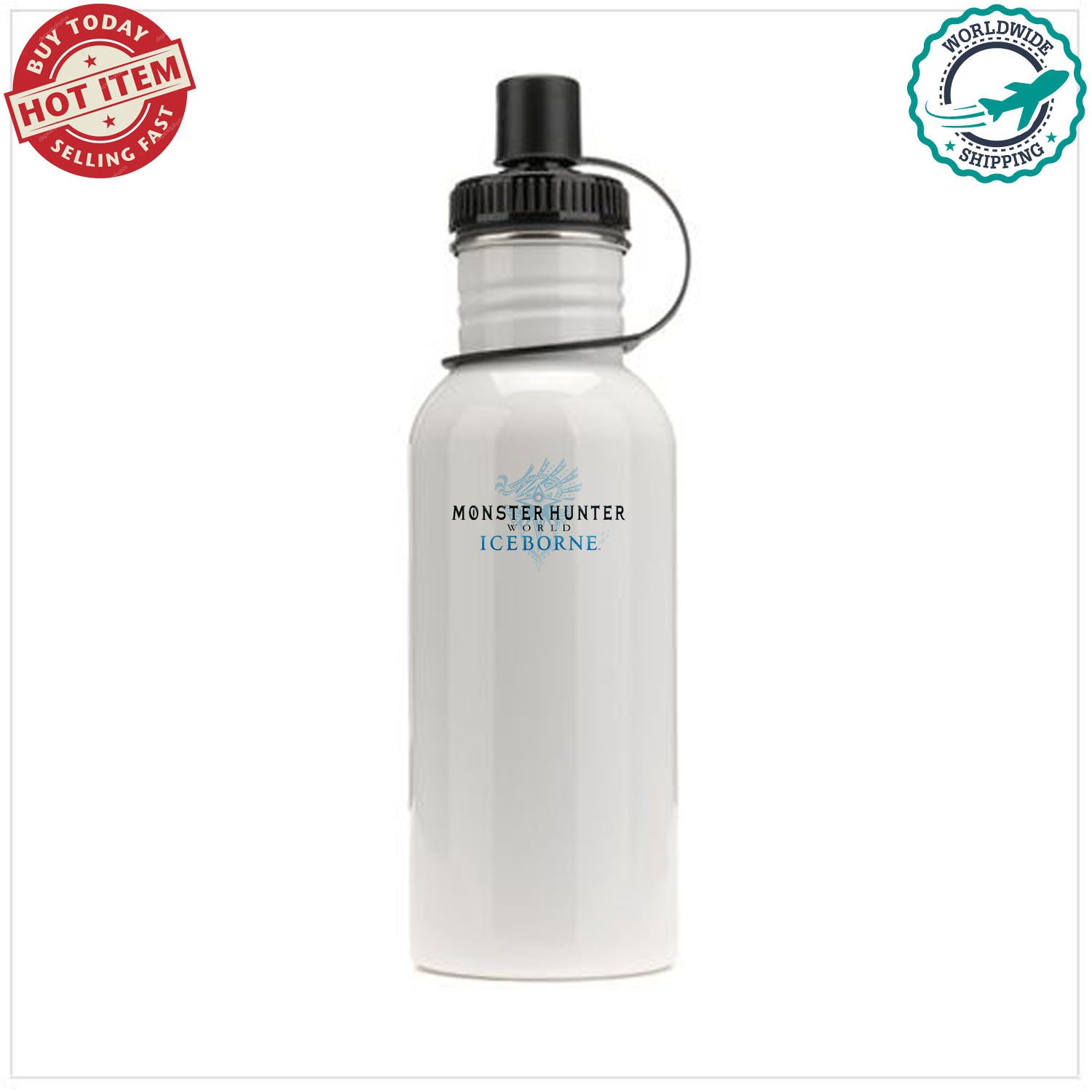 Monster Hunter World Iceborne Adventures-Action Games PS4 Xbox-One Sports School Bottle