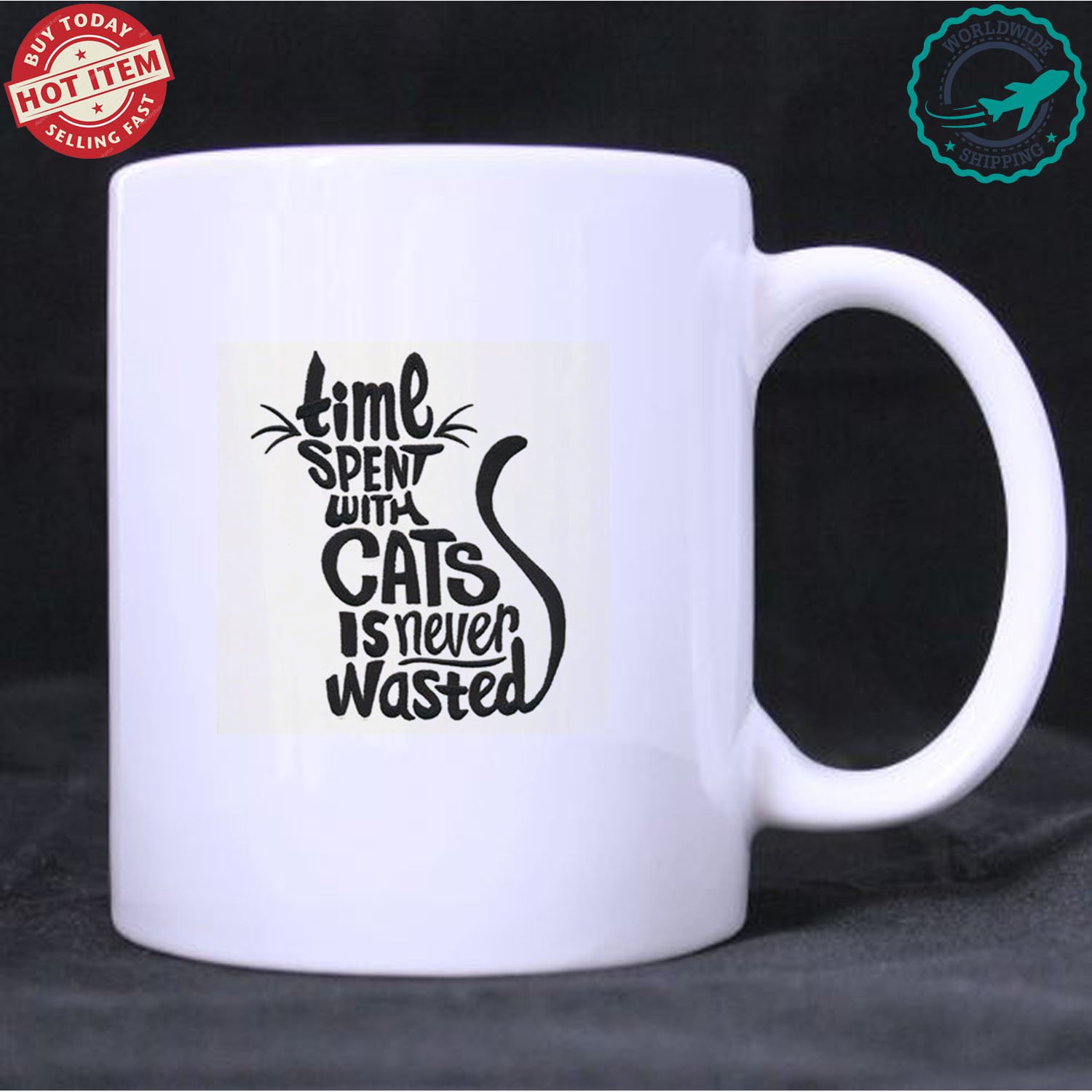 Cat Lovers Worldwide Animals Community White Mug