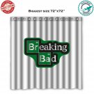 Breaking Bad American TV series on the crime drama Shower Curtain