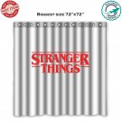 Stranger Things science fiction horror web television series Shower Curtain