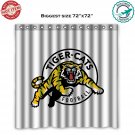Hamilton Tiger-Cats Canadian pro soccer  Eastern Division  CFL Hortons Field Shower Curtain