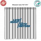 Late Night with Seth Meyers midnight talk show on NBC Shower Curtain