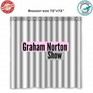 Graham Norton show people trends stories culture celebrities  trademark monologue Shower Curtain