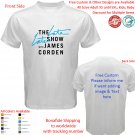 The Late Show with James Corden American late night 2 Shirt Size adult XS-5XL Kids Toddler Infants