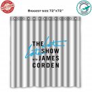 The Late Show with James Corden American late night CBS Shower Curtain