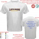The Late Show with Stephen Colbert talk show CBS 2 Shirt Size adult XS-5XL Kids Toddler Infants