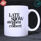 The Late Show with Stephen Colbert talk show CBS 2 White Mug