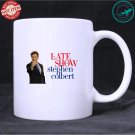 The Late Show with Stephen Colbert talk show CBS 3 White Mug