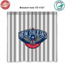 New Orleans Pelicans American basketball team NBA Smoothie King Center Shower Curtain