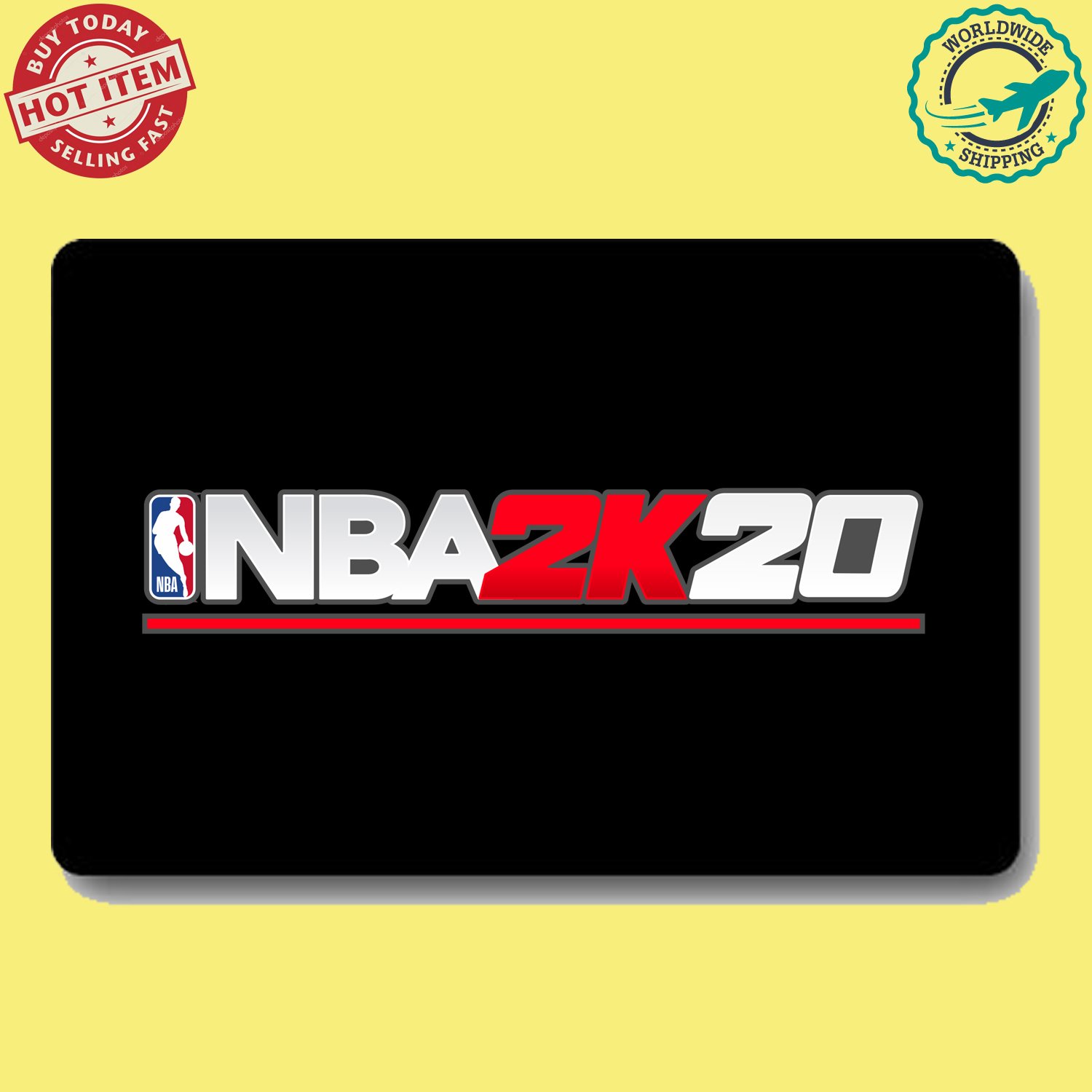 NBA 2K20 basketball simulation video game NBA PS4 Doormat
