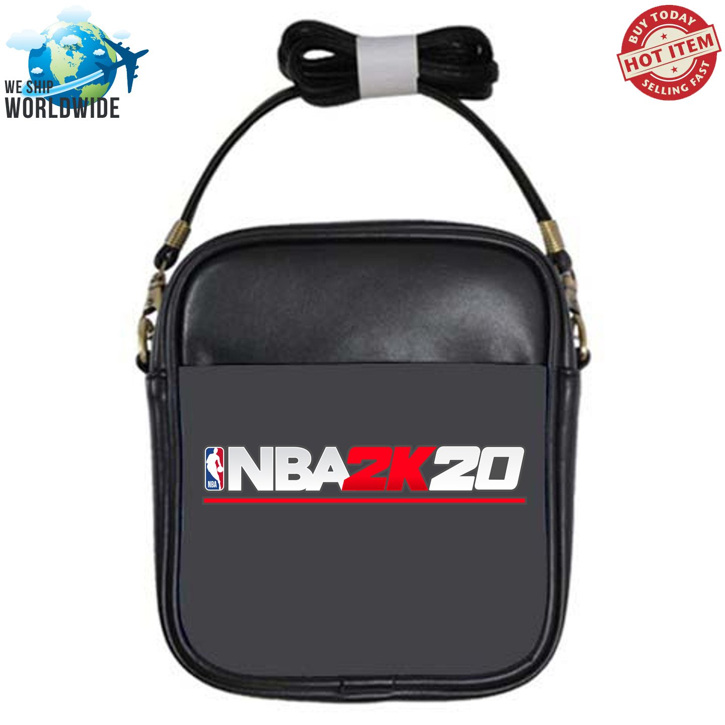 NBA 2K20 basketball simulation video game NBA PS4 Sling Bags