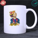 Lionel Messi Argentine Barcelona Antonella Roccuzzo 2 White Mug