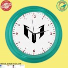Lionel Messi Argentine Barcelona Antonella Roccuzzo Wall Clocks
