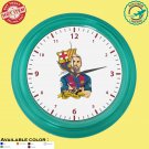 Lionel Messi Argentine Barcelona Antonella Roccuzzo 2 Wall Clocks