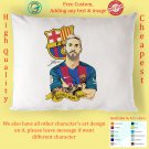 Lionel Messi Argentine Barcelona Antonella Roccuzzo 2 Pillow Cases